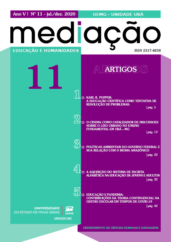 Revista Mediação - Ano V |  Nº 11 - jul./dez. 2020