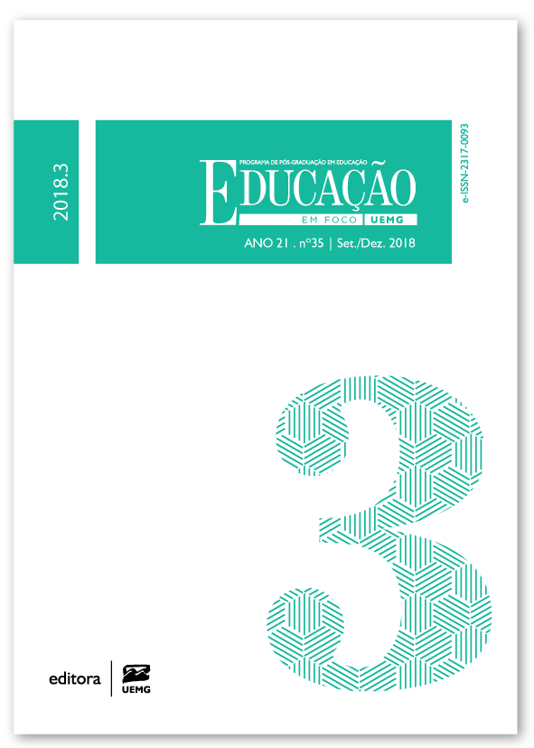 					Ver Vol. 21 Núm. 35 (2018): Educação em Foco
				